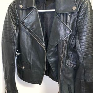 Zara Moto Faux-Leather Jacket